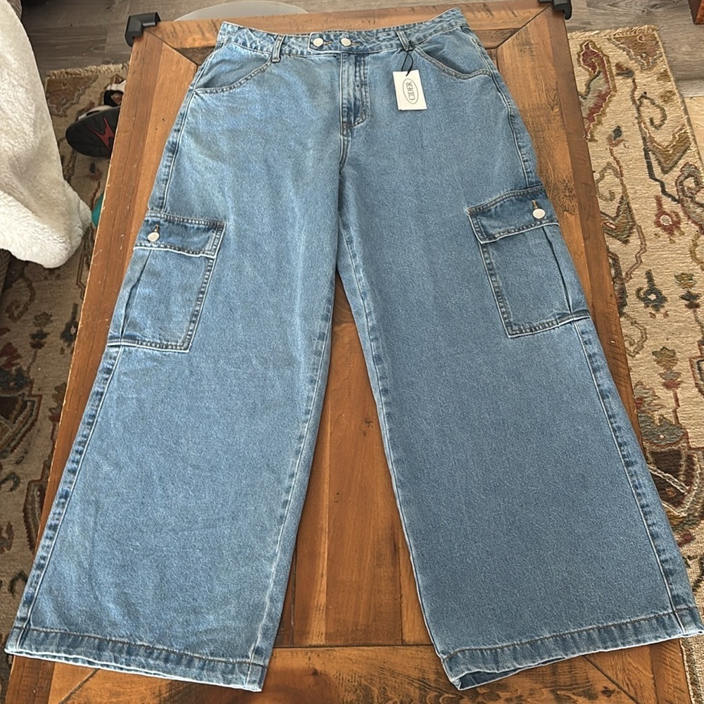 Cider Wide Leg Jeans, size Xl - Picture 11 of 12